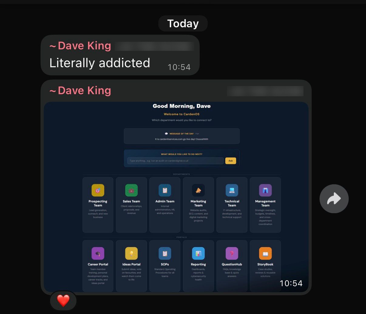 Mastermind testimonial